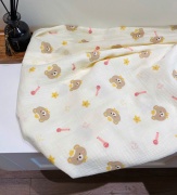 Khăn mặt muslin, khăn tắm muslin họa tiết xinh xắn cho bé giá rẻ